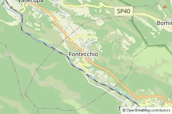 Karte Fontecchio