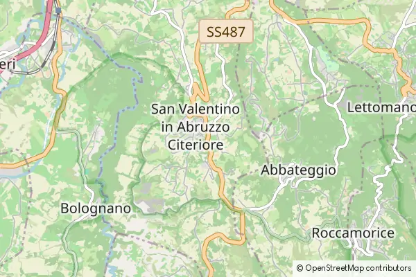 Karte San Valentino in Abruzzo Citeriore