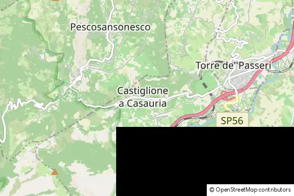 Karte Castiglione a Casauria