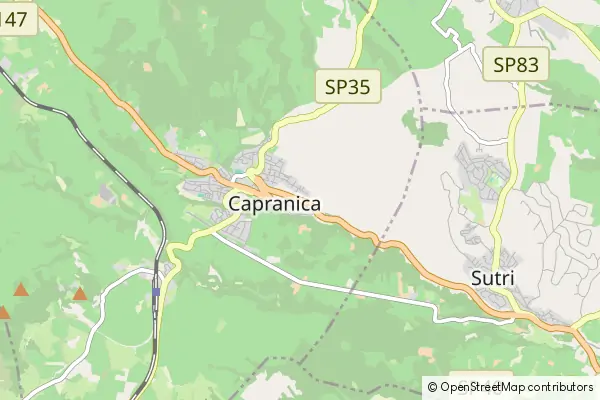 Karte Capranica