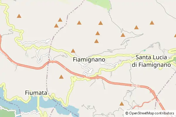 Karte Fiamignano