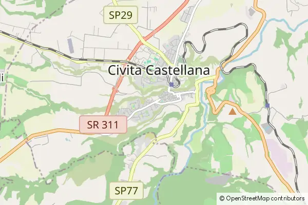 Karte Civita Castellana