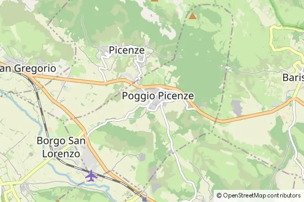 Karte Poggio Picenze