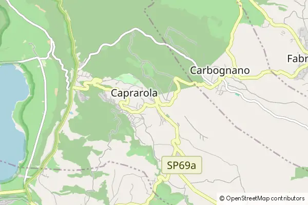 Karte Caprarola