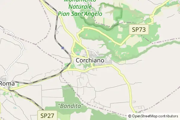 Karte Corchiano