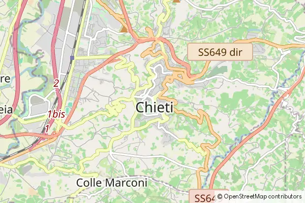 Karte Chieti