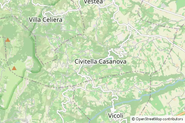 Karte Civitella Casanova