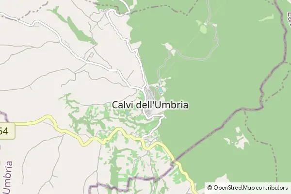 Karte Calvi dell'Umbria