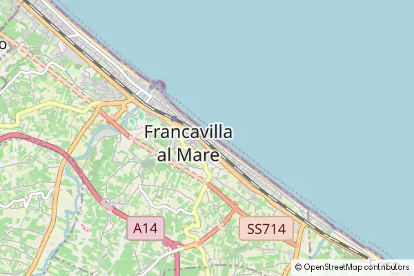 Karte Francavilla al Mare