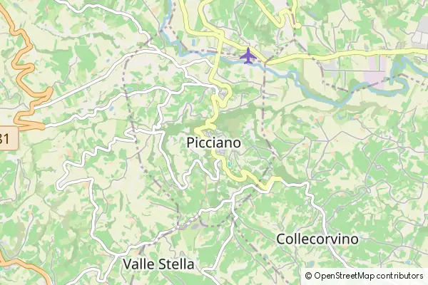 Karte Picciano