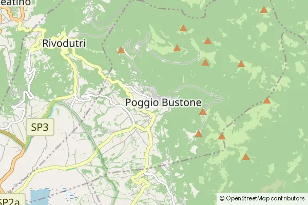 Karte Poggio Bustone