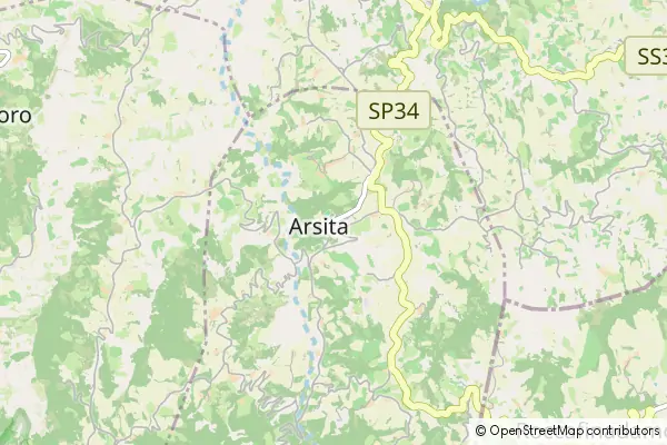 Karte Arsita