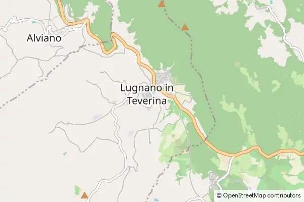 Karte Lugnano in Teverina