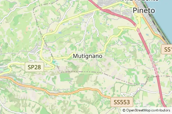 Karte Mutignano