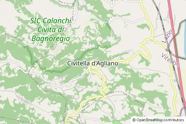 Karte Civitella d'Agliano