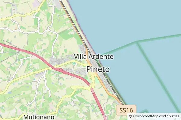 Karte Pineto