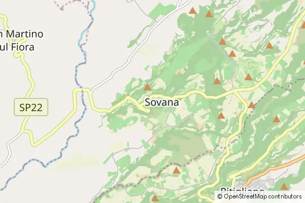 Karte Sovana