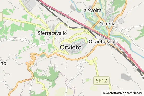 Karte Orvieto