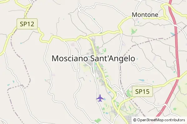 Karte Mosciano Sant'Angelo