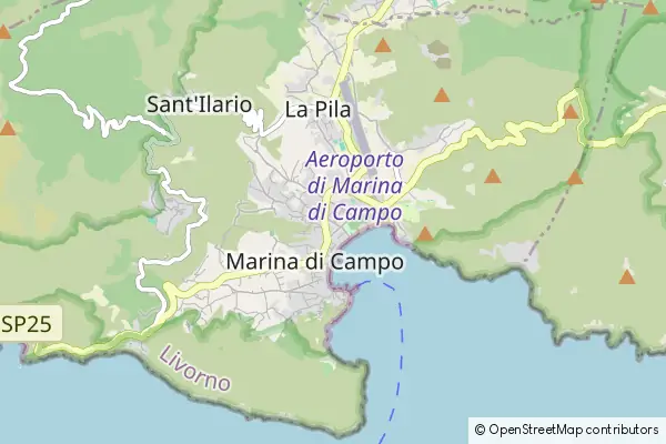 Karte Marina di Campo