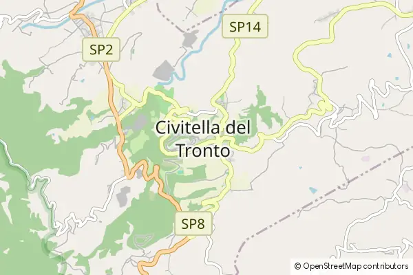 Karte: Civitella del Tronto • © OpenStreetMap contributors Karte Civitella del Tronto