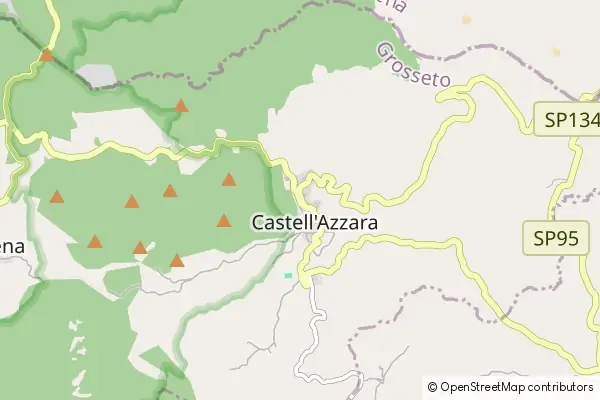 Karte Castell’Azzara