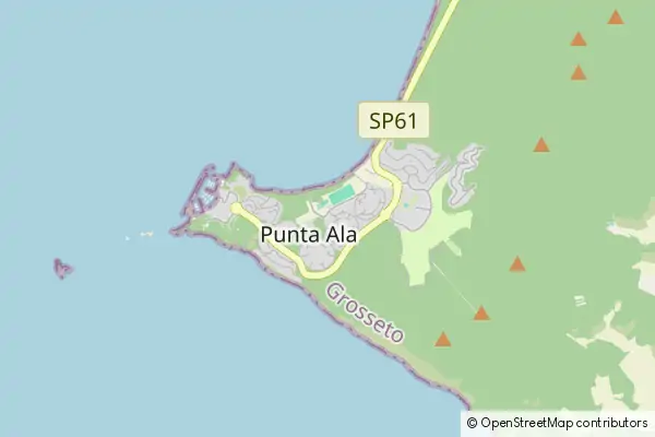 Karte Punta Ala