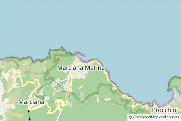 Karte Marciana Marina