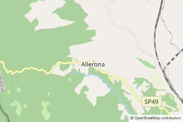 Karte Allerona