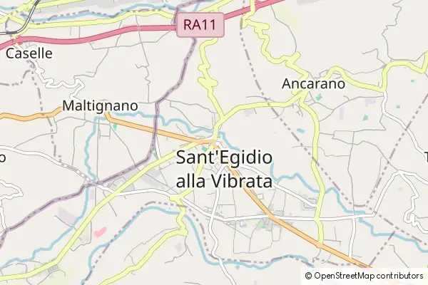 Karte Sant'Egidio alla Vibrata