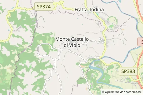 Karte Monte Castello di Vibio