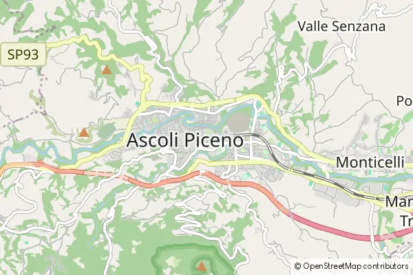 Karte Ascoli Piceno