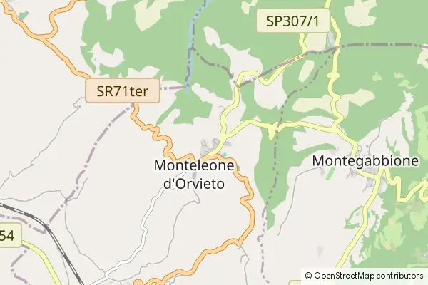 Karte Monteleone d'Orvieto