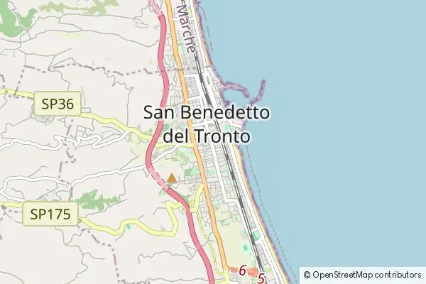 Karte San Benedetto del Tronto