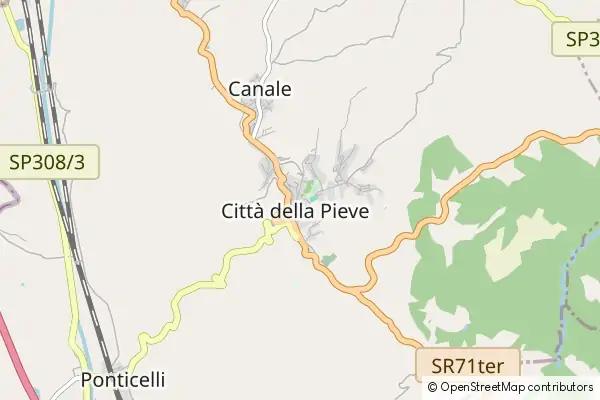 Karte Città della Pieve