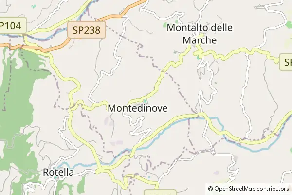 Karte Montedinove