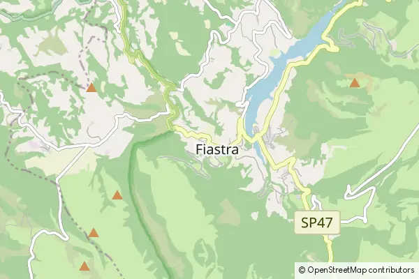 Karte Fiastra