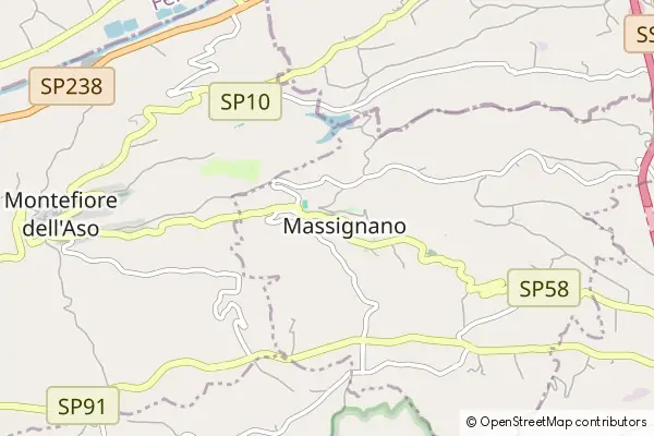 Karte Massignano