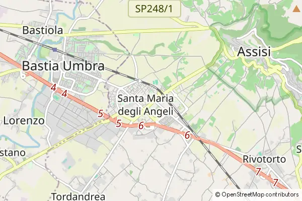 Karte Santa Maria degli Angeli