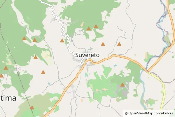 Karte Suvereto