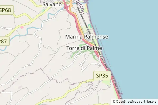 Karte Torre di Palme