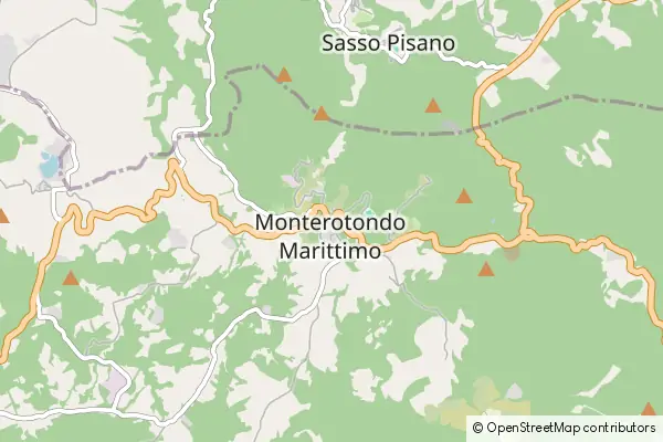 Karte Monterotondo Marittimo