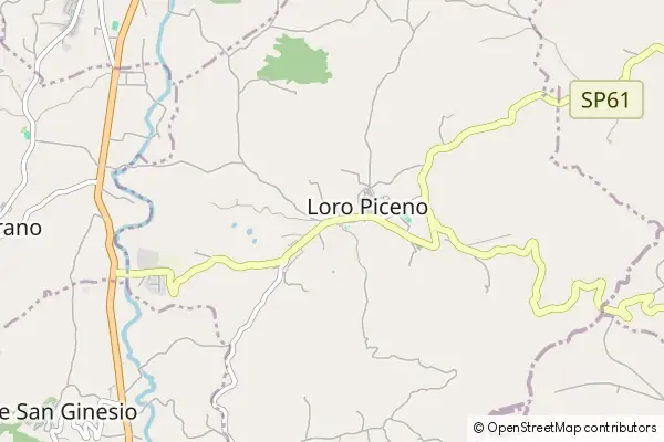 Karte Loro Piceno