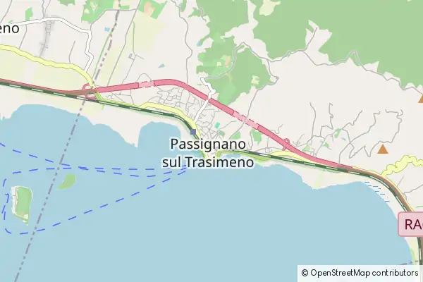 Karte Passignano sul Trasimeno