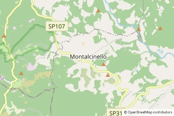 Karte Montalcinello