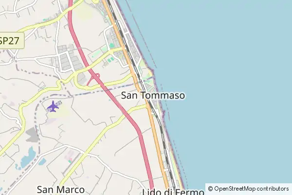 Karte San Tommaso Tre Archi