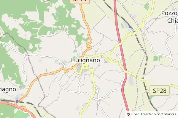 Karte Lucignano