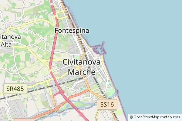 Karte Civitanova Marche