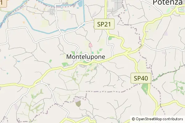 Karte Montelupone