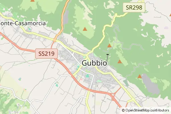 Karte Gubbio